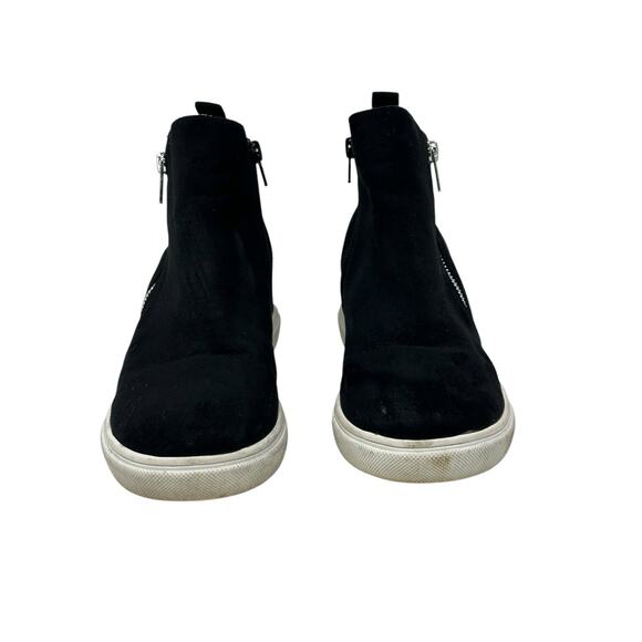 Madden Girl Piperr Black Faux Suede Zipper Up Ankle Boots 8.5 M - Picture 2 of 9